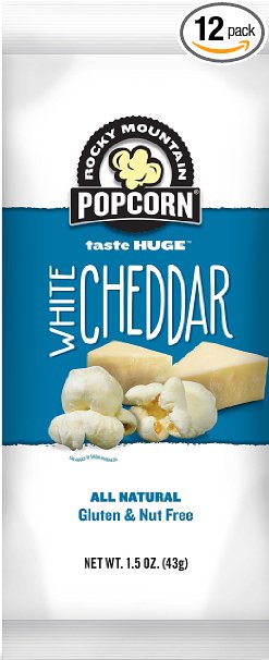 Rocky Mountain Popcorn, White Cheddar, 1.5 Ounce (Pack of 12)