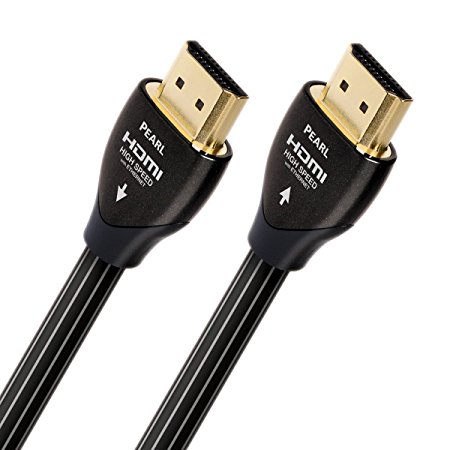 AudioQuest Pearl 1.5m (4.92 ft.) Black/White HDMI Digital Audio/Video Cable with Ethernet Connection