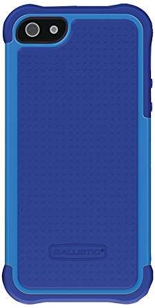 Ballistic SG0926-M775 Screen Guard Case for iPhone 5 - 1 Pack - Retail Packaging - Navy Blue/Cobalt