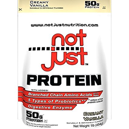 Not Just Protein Creamy Vanilla from Stacker2 - 1 lb pouch