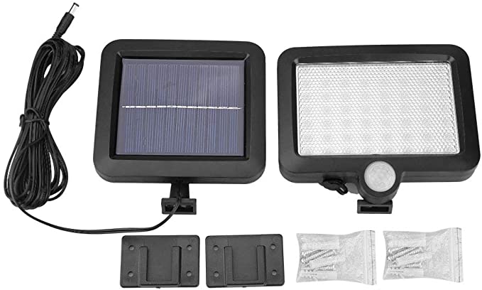 Zerone Solar Led Lights Outdoor, Bright 56 LED Waterproof Solar Powered Security Lamp with Motion Sensor for Outdoor Wall Patio Garden Landscape Deck Shed Lawn Yard