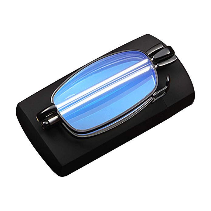 Reading Glasses - Blue Light Blocking for Women Men Folding Telescopic Anti Blue Ray Reading Glasses 100% UV Protection