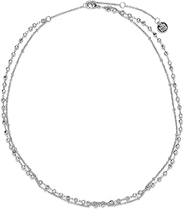 Pura Vida 14" Silver Orbit Choker Necklace - Handmade Statement Necklace, Layered Necklace with Silver Chain - Silver Necklace for Women, Necklaces for Teen Girls, Boho Jewelry for Women - 3" Extender