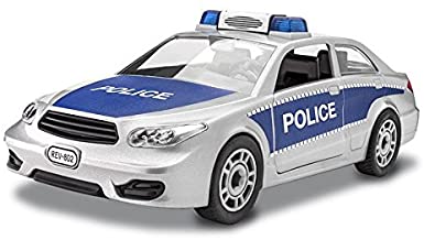 Revell Junior Police Car Model Kit, Silver