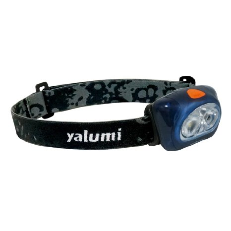 Yalumi LED Headlamp Spark Professional 120-lumen Floodlight/90-lumen Spotlight White/red Night Vision, Electronic Wide/Narrow beam angle switching, Less than 2.8 oz