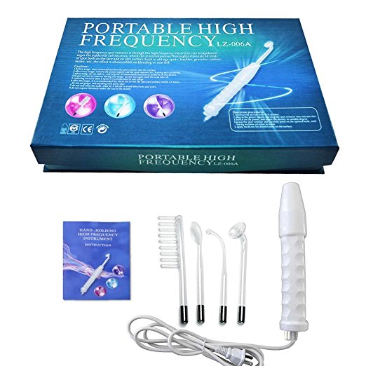 High Frequency Machine, FORTECH Portable Handheld High Frequency Facial Machine for skin care beauty therapy reduce wrinkle Acne