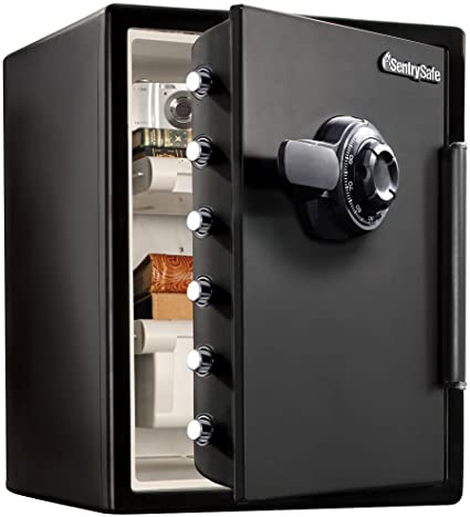 SentrySafe Fire and Water Safe, XX Large Combination Safe, 2.05 Cubic Feet, SFW205CWB