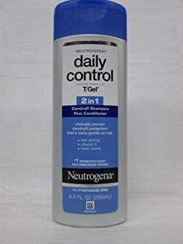 Neutrogena T/Gel Daily Control 2-in-1 Dandruff Shampoo Plus Conditioner, 8.5 Fluid Ounce