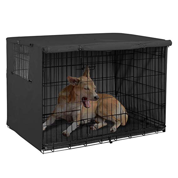 Explore Land Dog Crate Cover Durable Polyester Pet Kennel Cover Universal Fit for Wire Dog Crate