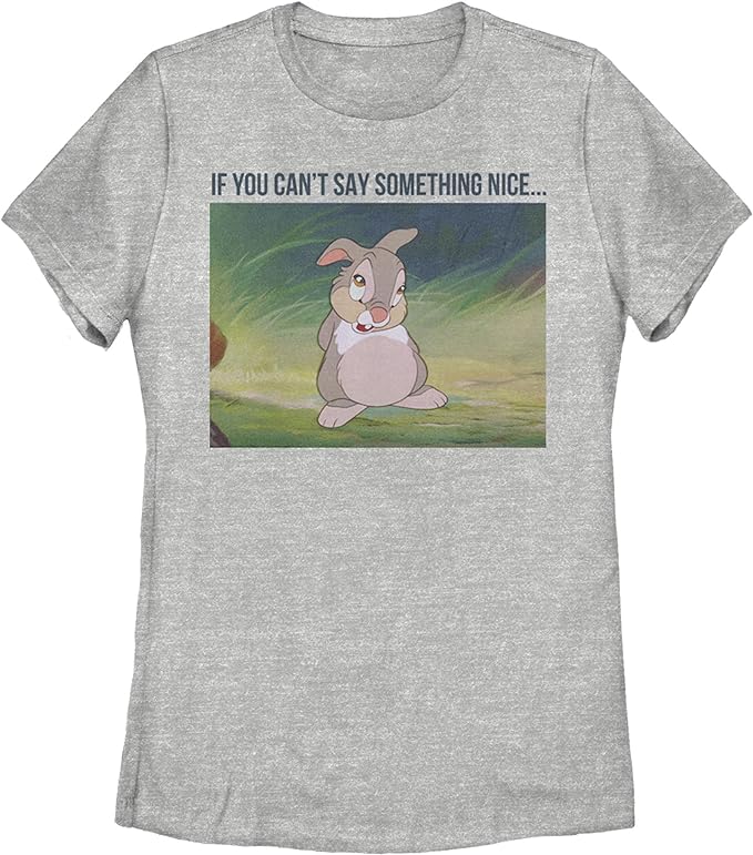Disney Women's Bambi Thumper Quote T-Shirt