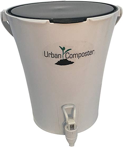 Exaco Trading Co. UCsmall-B Exaco Urban Composter, 2.1 Gal, Black