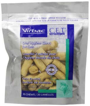 Virbac CET Enzymatic Oral Hygiene Chews for Cats