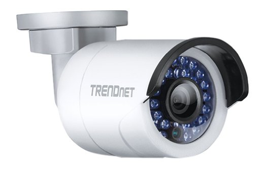 TRENDnet Indoor/Outdoor (TV-IP310PI) Bullet Style ,PoE IP Camera with 3 Megapixel Full HD Resolution, Digital WDR, 4mm, IP66 Weather Rated Housing,  (100 ft. Night Vision), ideal for monitoring your home/business remotely, Secu, Free TRENDnet App for Android, and IOS, ONVIF, IPv6 Compliant