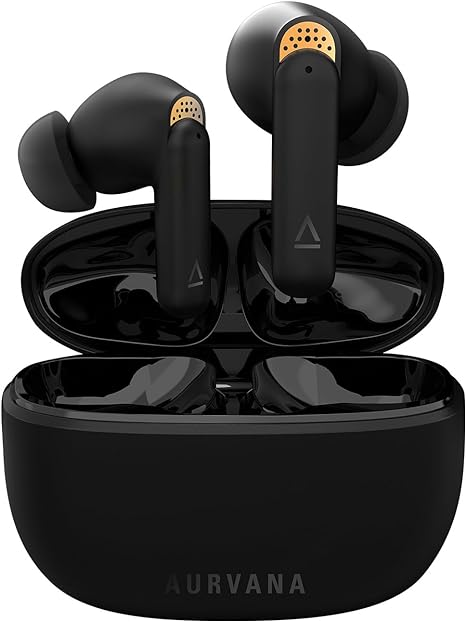 Creative Aurvana Ace Lightweight True Wireless Sweatproof in-Ears with Bluetooth LE Audio, aptX Adaptive, and xMEMS Driver, ANC, Ambient Mode, IPX5, Up to 24 Hours Battery Life