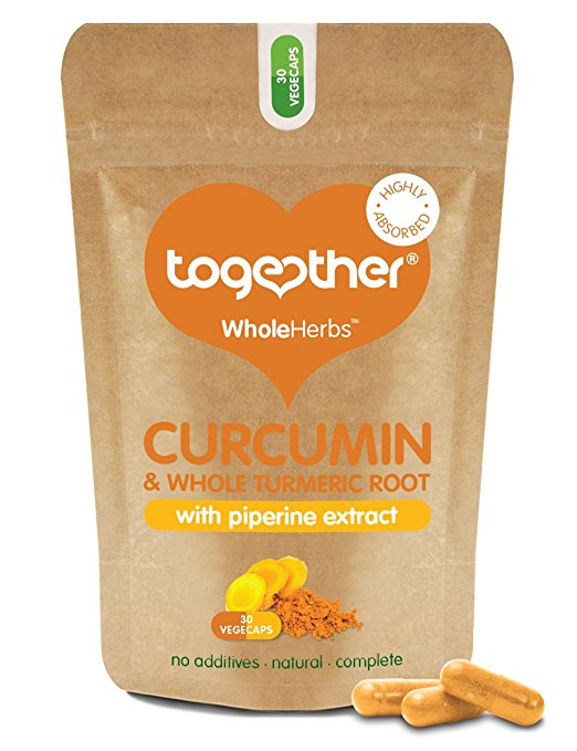 Together Organic Turmeric and Curcumin Vegicaps - Pack of 30