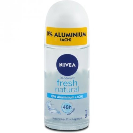 Genuine Authentic German Nivea Deodorant Fresh Natural Aluminum Free 1.69 fl.oz / 50ml - Imported from Germany