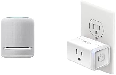 Echo Studio | Glacier White with Kasa Smart Plug Mini