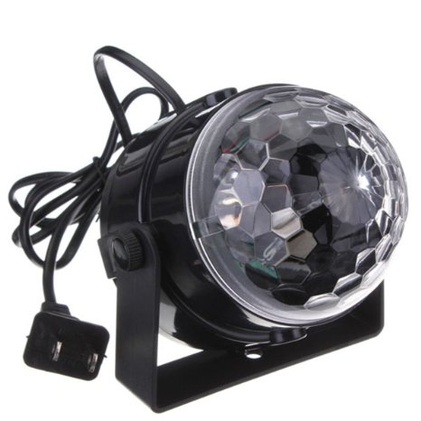 Sound Activated LED Disco Lights - RGB Disco Ball - Stage DJ Lights for Parties at Home, Pub, Xmas, Bar