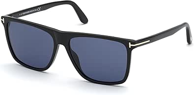 Tom Ford FLETCHER FT 0832 Shiny Black/Blue 57/15/145 men Sunglasses