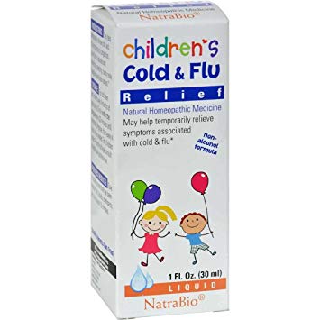 NatraBio Children's Cold and Flu Relief -- 1 fl oz