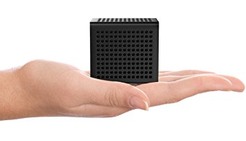 RIF6 Sound Cube Portable Wireless Bluetooth Speakers - Rechargeable Mini Speaker With Up To 12 Hour Playtime - Full High Definition Sound and Robust Bass - For Smartphones Tablets and Laptops (Black)