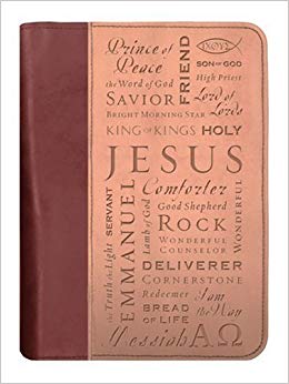 Duo-Tone "Names of Jesus Bible Cover", Medium