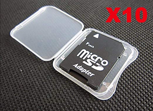 30 Pack SD MMC / SDHC PRO DUO Memory Card Plastic Storage Jewel Case (memory card not included) (1 3/8" x 1 3/8" x 1/4")