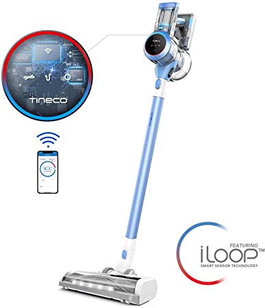 Tineco Cordless Vacuum Cleaner, Smart Suction, Pure ONE S11 Stick Vacuum LED Display Screen and App Integration, Lightweight Handheld, for Multi-Surface Floor Cleaning