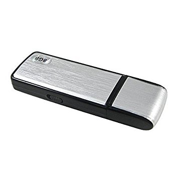 Bybest V01Spy Voice Recorder-8GB USB Digital Audio Voice Recorder-Best Voice Recorder-Sound Recorder-Portable Recording Device-Audio Recorder