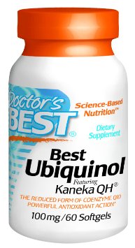 Doctors Best Best Ubiquinol Featuring Kanekas Qh 100mg 60-Count