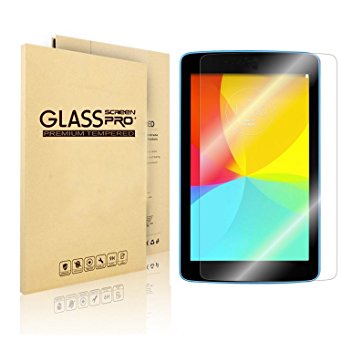 VIMVIP® LG G Pad 7.0 Tempered Glass Screen Protector - Premium Tempered Glass Screen Protector(2.5D 9H Hardness, Superslim 0.3mm) for LG G Pad 7.0 - The Best Gpad 7.0 Screen Protector To Guard Against Scratches and Drops - Ultra HD Clear With Maximum Touchscreen Accuracy - Lifetime Warranty