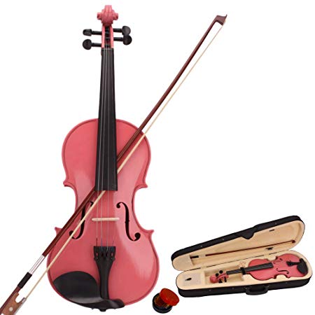 Boylymia 4/4 Acoustic Violin with Case Bow Rosin