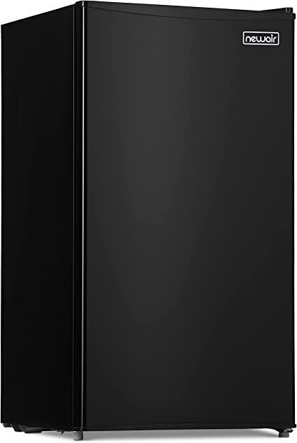 Newair 3.3 Cu.Ft Black Mini Fridge | Adjustable Shelves and Reversible Door | Small Refrigerator,Dorm Refrigerators,Compact Refrigerator, Energy Efficient