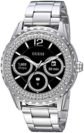 GUESS Women's Stainless Steel Android Wear Touch Screen Smart Watch(Assorted Dial)