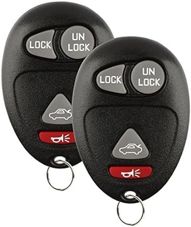 Discount Keyless Replacement Key Fob Car Entry Remote For Century Regal Rendezvous Aztek Intrigue Grand Prix L2C0007T (2 Pack)