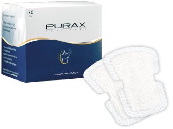 PURAX PURE PADS Antiperspirant 30pcs - adhesive underarm pads