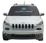 iceScreen Magnetic Windshield Frost and Snow Cover Standard Large Black