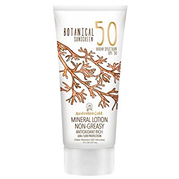 Australian Gold Botanical Sunscreen SPF 50 Mineral Lotion, 5 Fl Oz