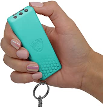 Guard Dog Security Hornet  Mini Stun Gun Keychain - Stun Gun Flashlight Now with Battery Life Indicator - Personal Defense Equipment – Rechargeable