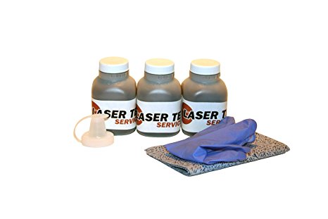 Laser Tek Services Toner Refill Kit 3 Pack Compatible with Samsung ML 2010 ML-2510 ML2010D3 Dell 1100