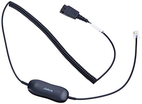 Jabra GN1216 SmartCord - Coiled Headset Cable for Avaya Deskphones