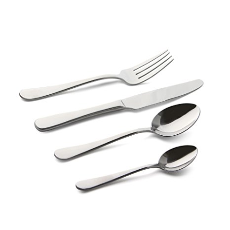 Windsor Boxed Cutlery Set, Mirror, 24-Piece