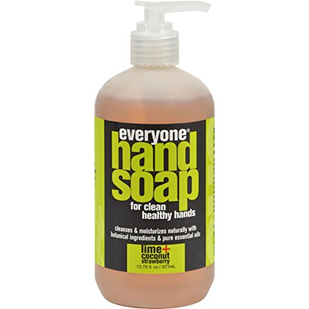 Everyone Hand Soap - Lime   Coconut Strawberry 12.75 fl Ounce (377 ml) Liquid