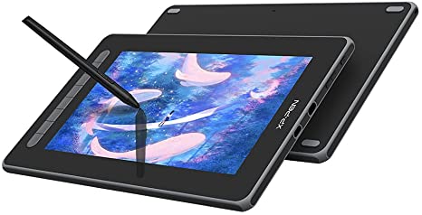 XP-PEN Artist12 2nd 11.6 inch Drawing Tablet with Screen Display Computer Graphics Tablets with Innovative X3 Chip Stylus, Monitor Compatible with Chromebook Mac Windows Android Linux (Black)