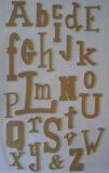 Unfinished Wooden Alphabet Letter Set - Narrow