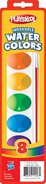 Playskool Watercolor Paint Set 8 Colors