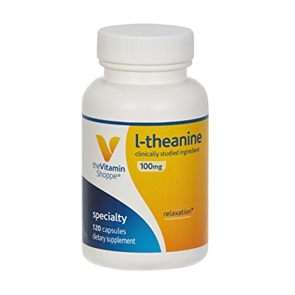 the Vitamin Shoppe L-Theanine 100 MG - 100 Capsules