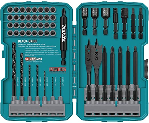 Makita T-01725 Contractor-Grade Bit Set, 70-Pc