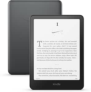 All-new Amazon Kindle Paperwhite Signature Edition (32 GB) – Our fastest Kindle with auto-adjusting front light, wireless charging, and weeks of battery life – Metallic Black