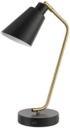 Globe Electric 52095 Belmont Desk Lamp, Black